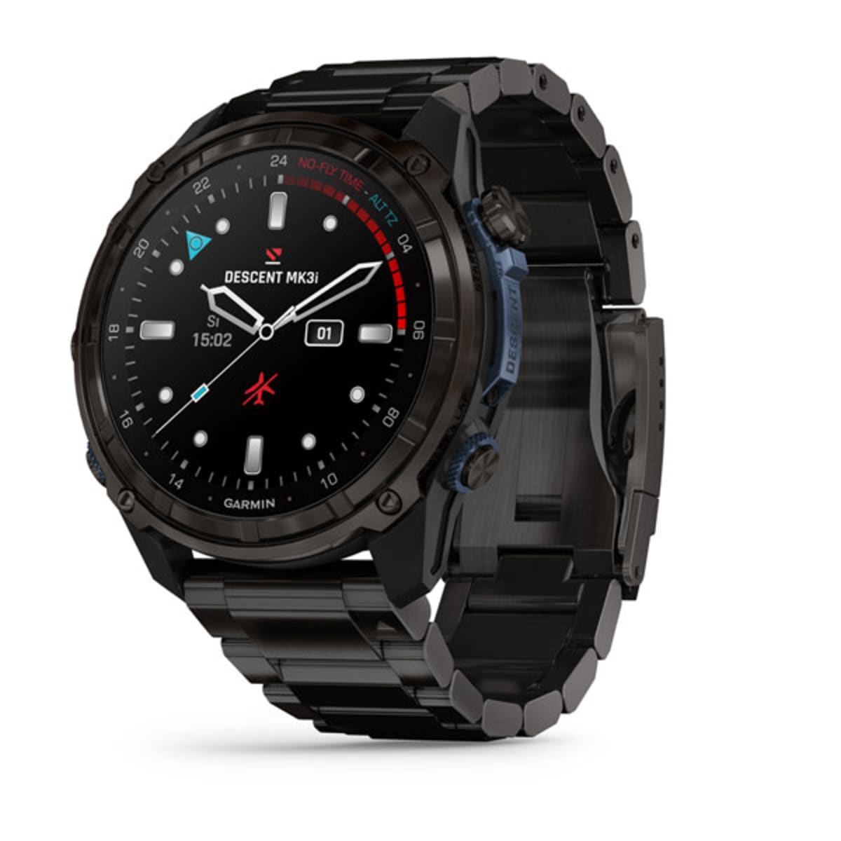 Часы Garmin Descent Mk3i - 51 mm Carbon Gray DLC Titanium / DLC Titanium Band