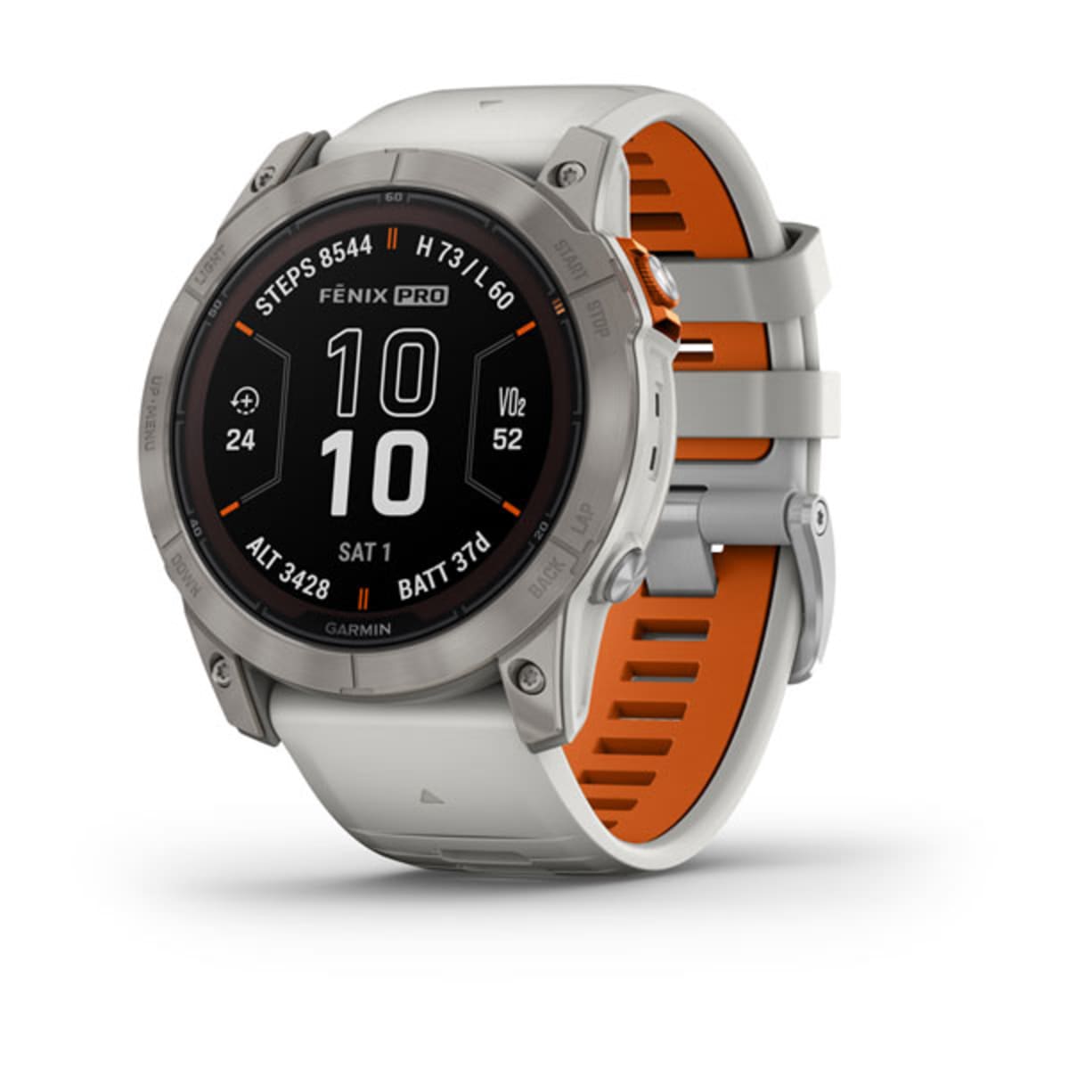Часы Garmin Fenix 7X Pro - Sapphire Solar Titanium Fog Gray