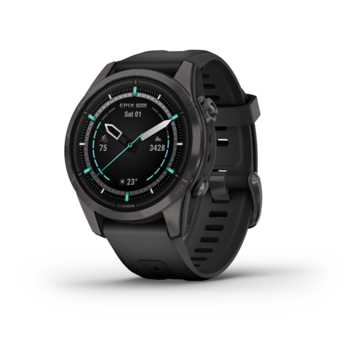 Часы Garmin Epix Pro (Gen 2) Sapphire Edition 42 mm Carbon Gray DLC Titanium