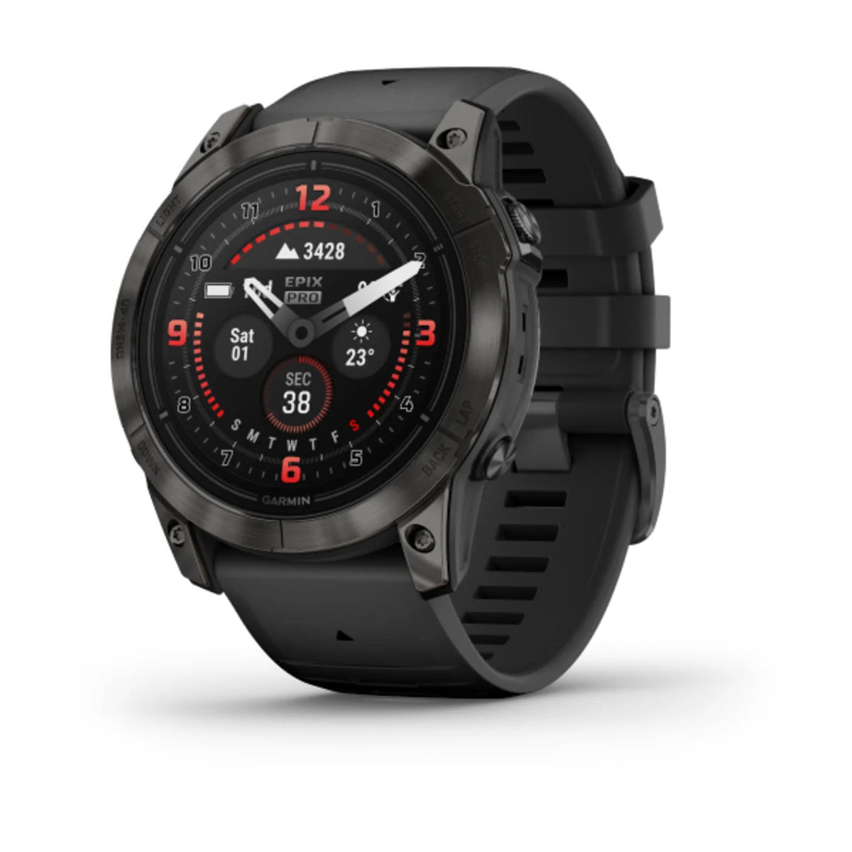Часы Garmin Epix Pro (Gen 2) Sapphire Edition 51 mm Carbon Gray DLC Titanium
