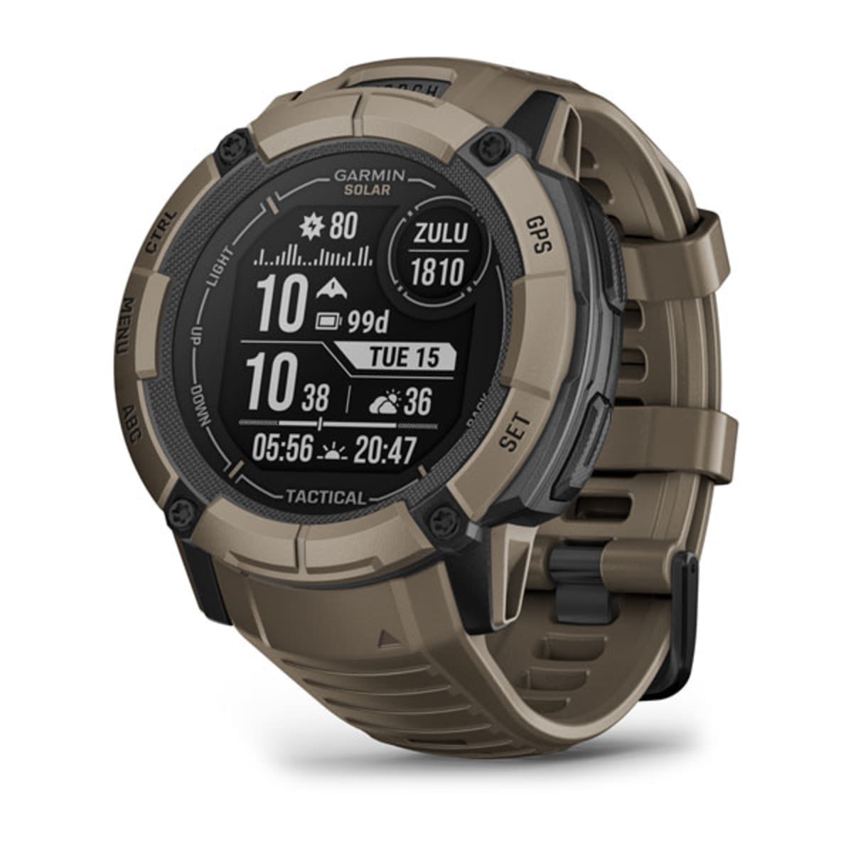 Часы Garmin Instinct 2X Solar - Tactical Edition Coyote Tan
