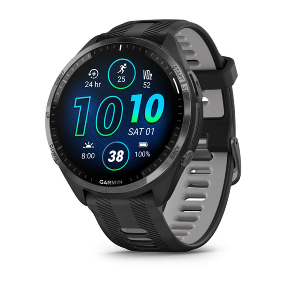 Часы Garmin Forerunner 965 Amoled Black/Powder Gray Titanium