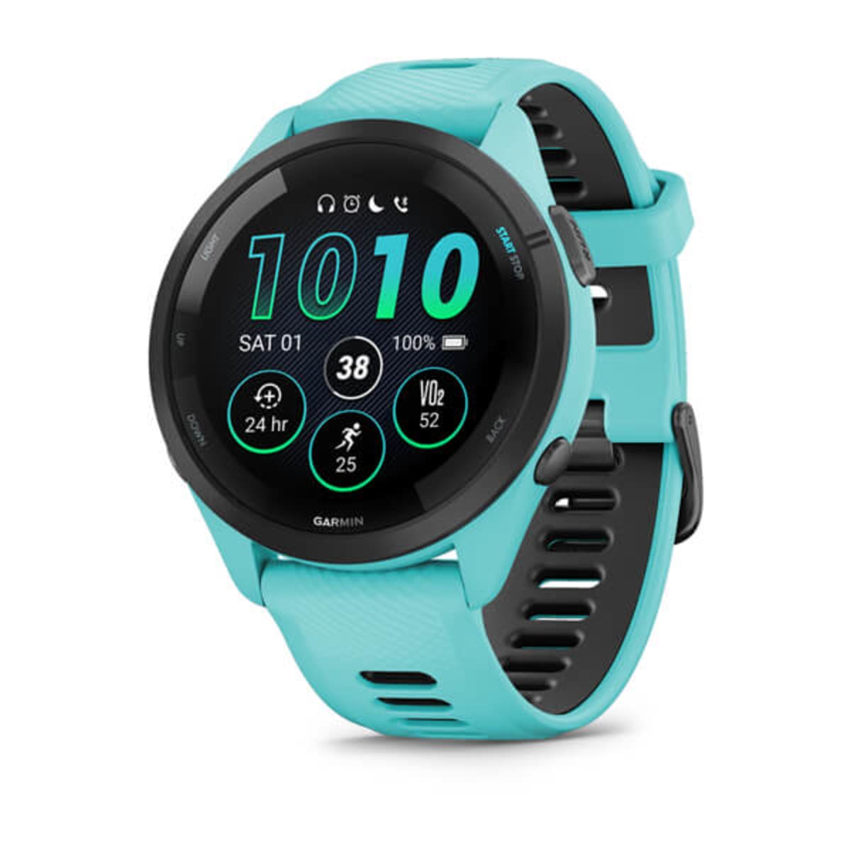 Часы Garmin Forerunner 265 Amoled Aqua/Black