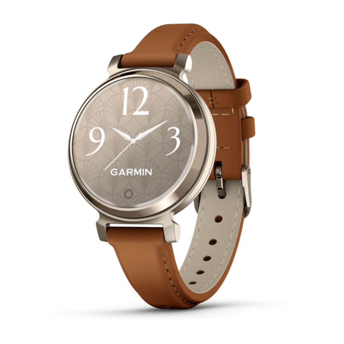 Часы Garmin Lily 2 Classic Cream Gold Tan Leather Band