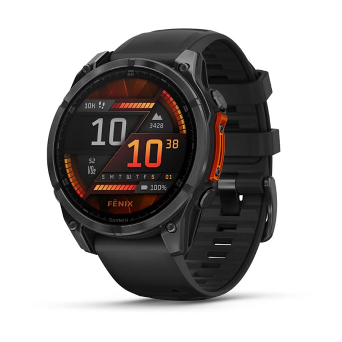 Часы Garmin Fenix 8 - 47 mm AMOLED Slate Gray / Black