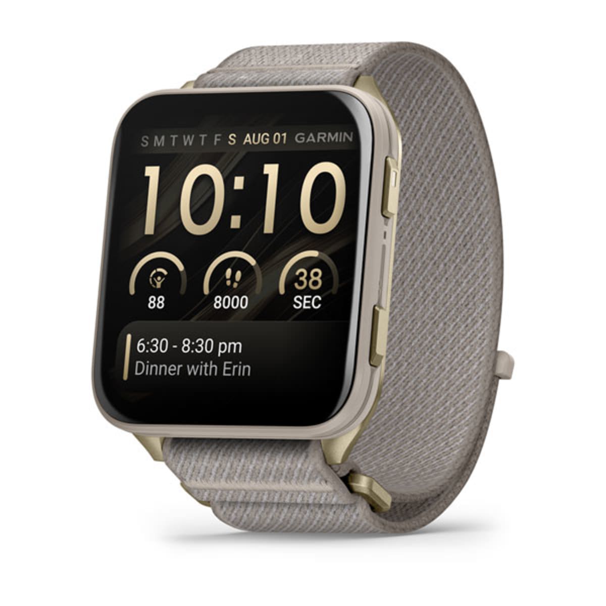 Часы Garmin Venu X1 Soft Gold / Titanium