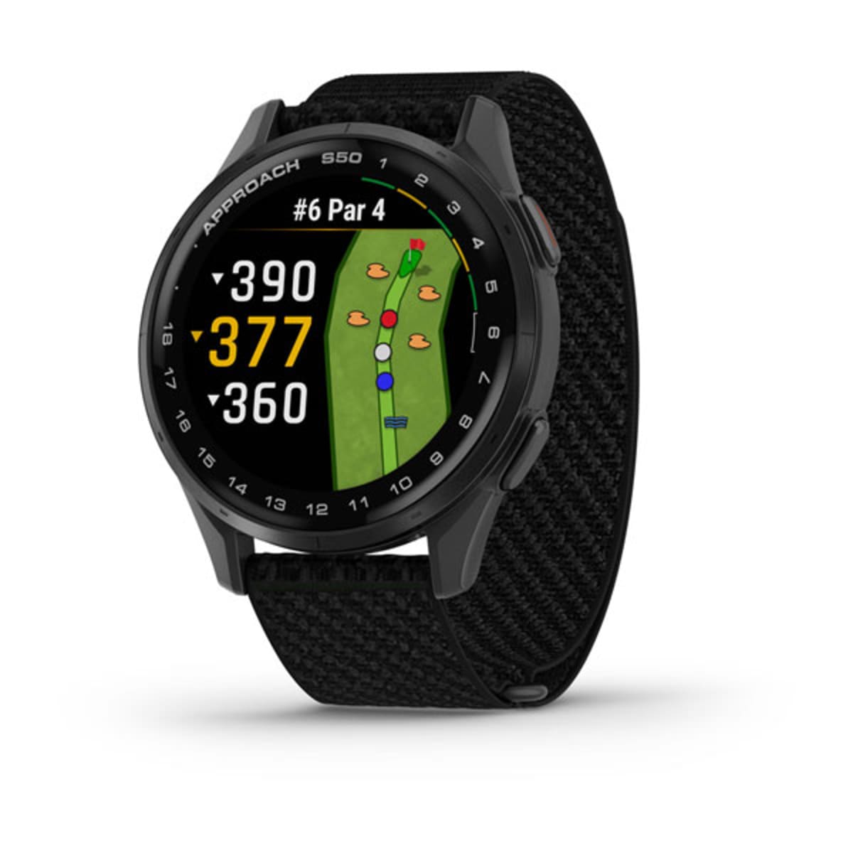 Часы Garmin Approach S50 Slate / Black ComfortFit Nylon Band