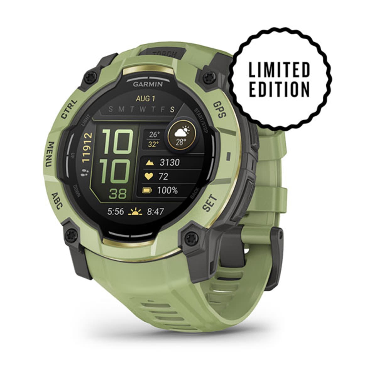 Часы Garmin Instinct 3 - 50 mm AMOLED Fern Green