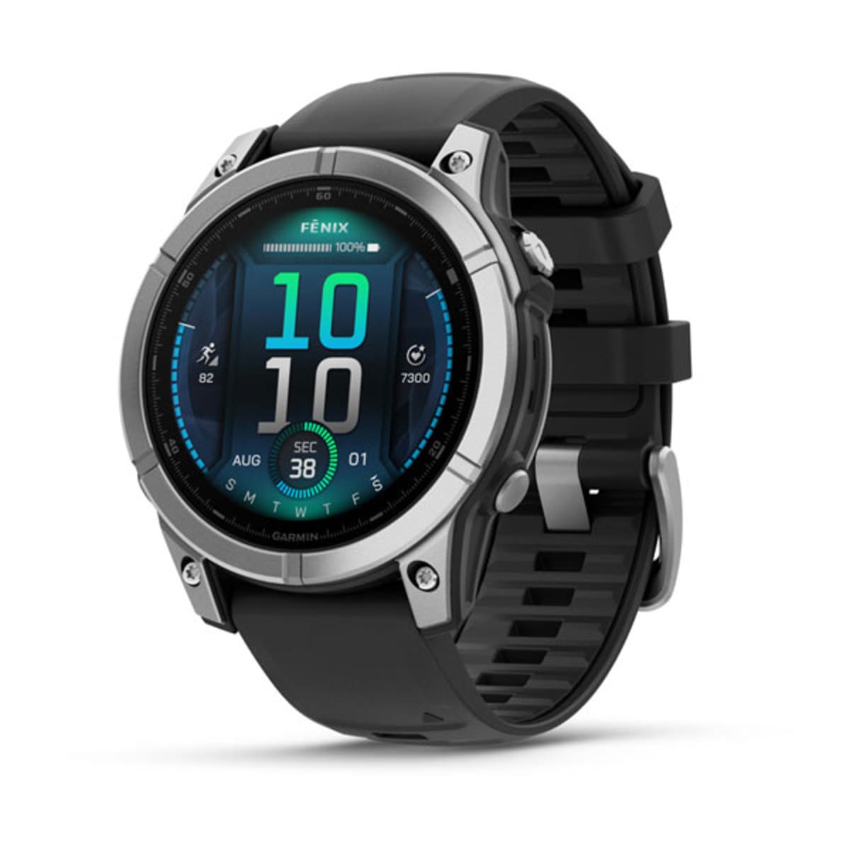 Часы Garmin Fenix E - 47 mm AMOLED Stainless Steel / Black