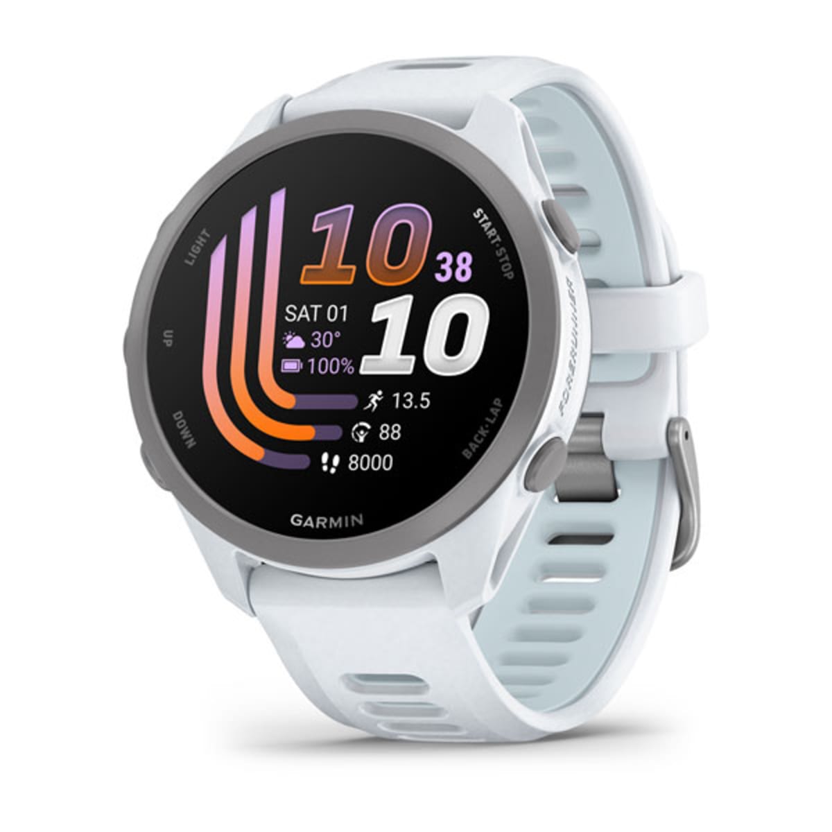 Часы Garmin Forerunner 170 Whitestone/Cloud Blue Band