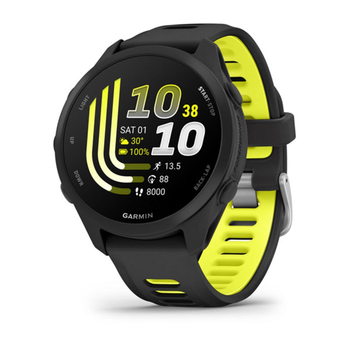 Часы Garmin Forerunner 170 Music Black/Amp Yellow Band