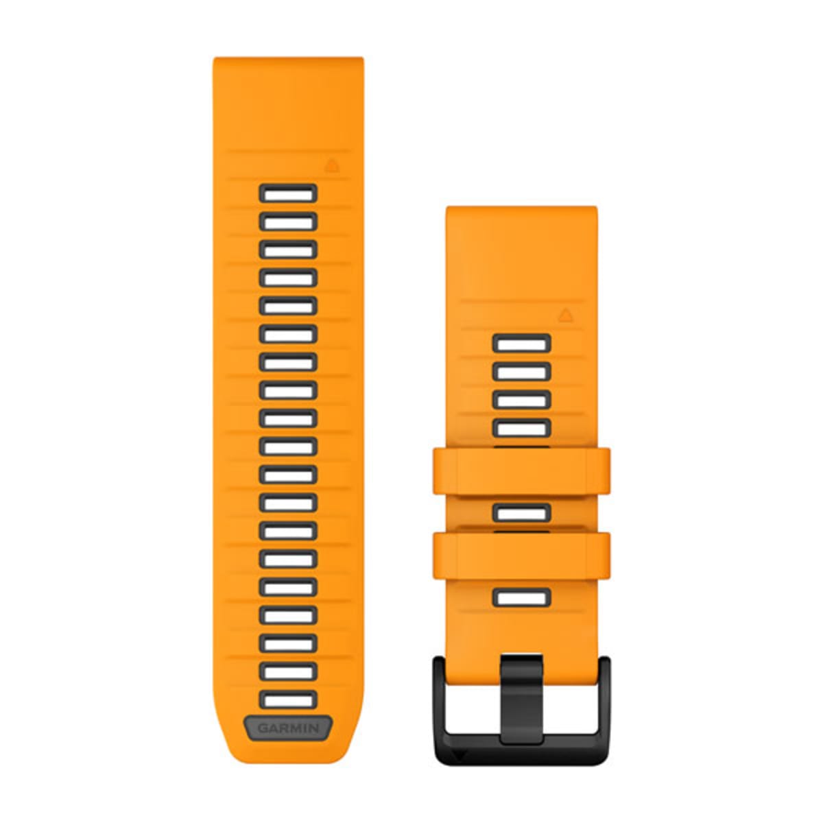 Ремешок Garmin Quickfit 26 Watch Band Spark Orange/Graphite Silicone