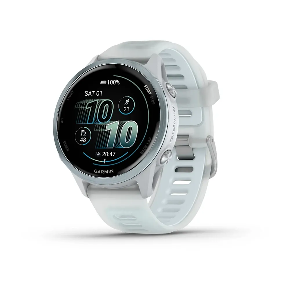 Часы Garmin Forerunner 570 - 42 mm Cloud Blue Aluminum Translucent Whitestone / Cloud Blue