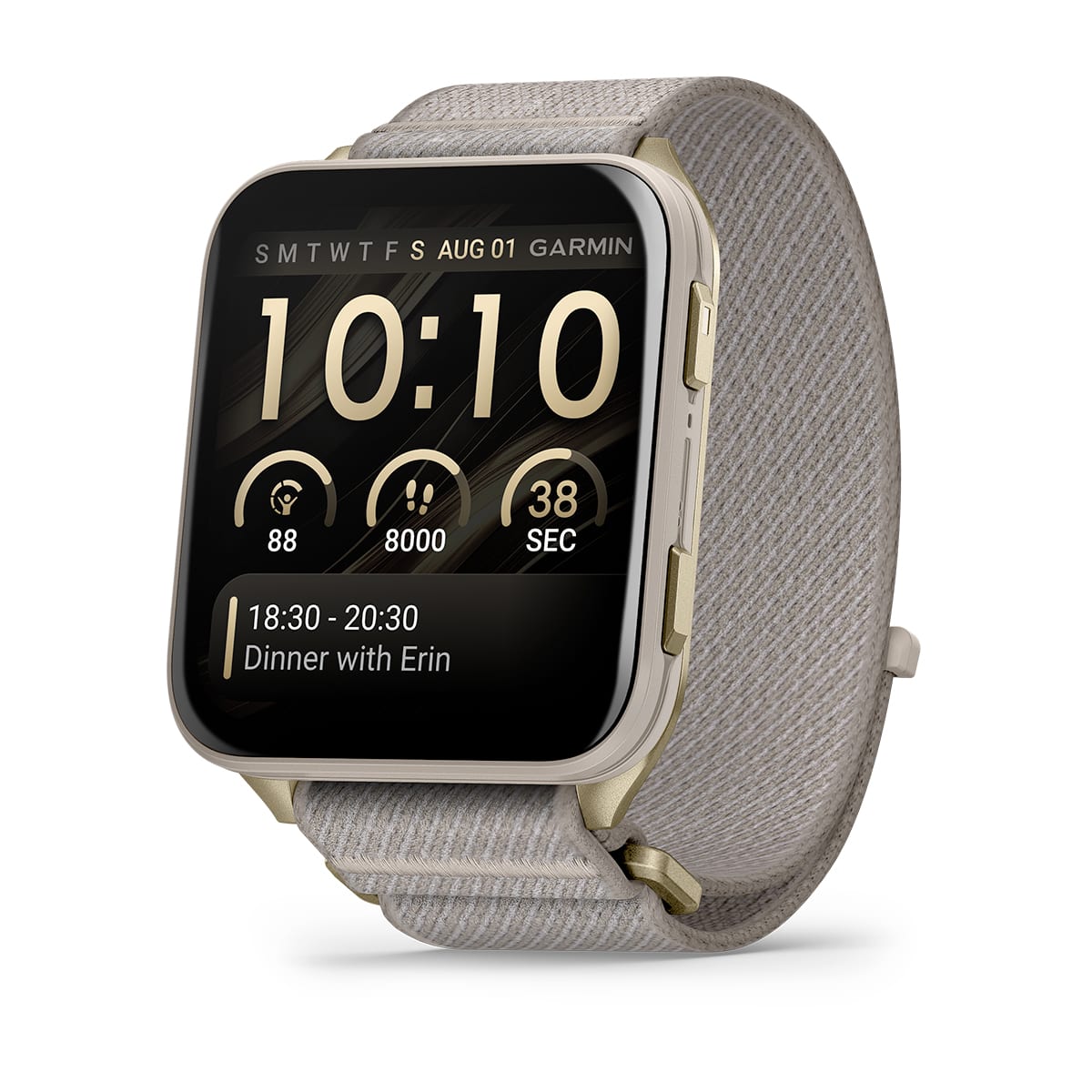 Часы Garmin Venu X1 Soft Gold / Titanium