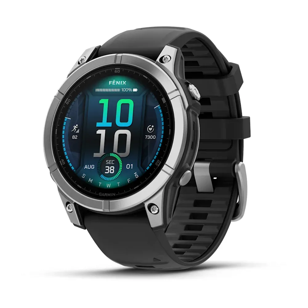 Часы Garmin Fenix E - 47 mm AMOLED Stainless Steel / Black