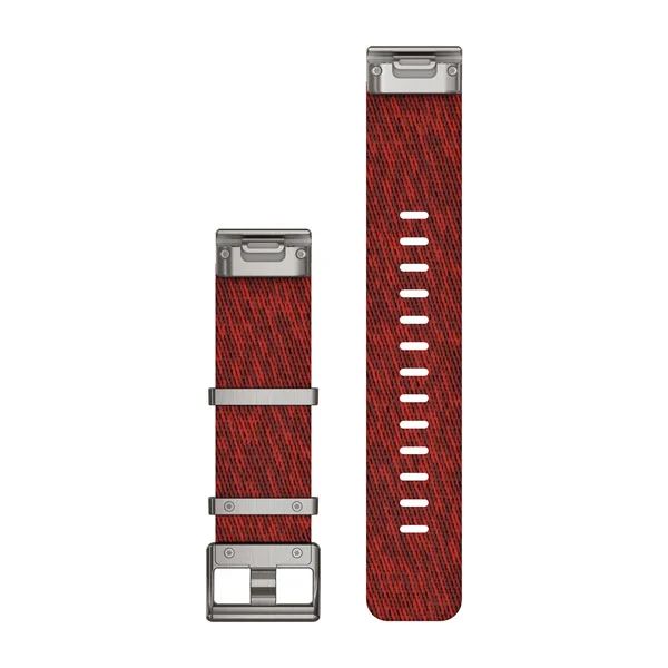 Ремешок Garmin MARQ Jacquard-Weave Nylon Strap - Red
