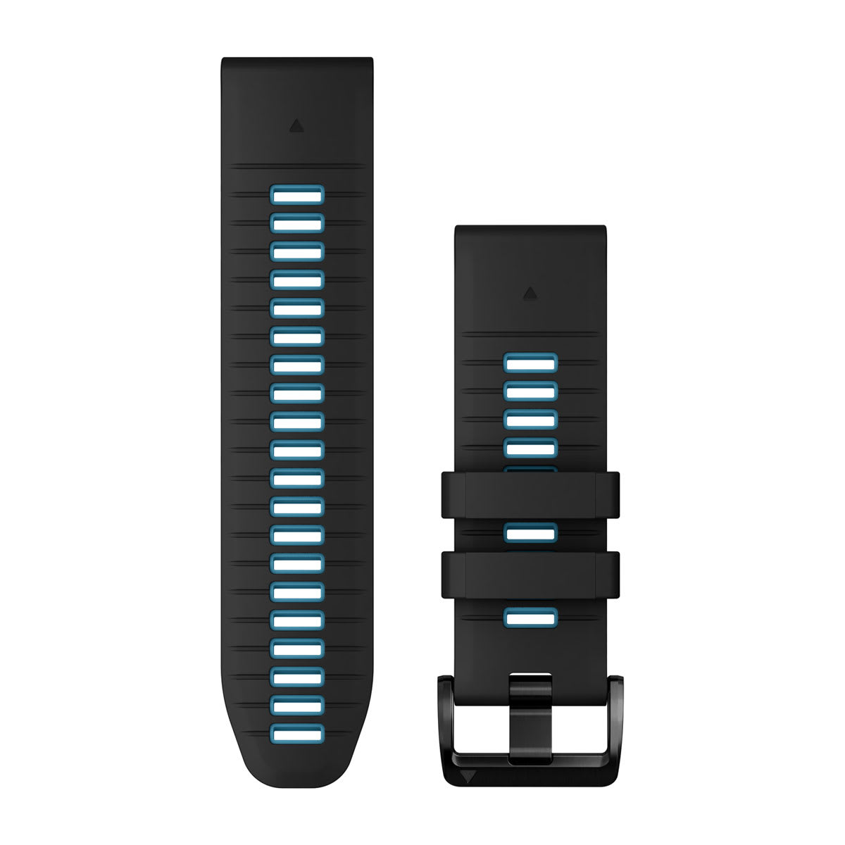 Ремешок Garmin Quickfit 26 Watch Band Black/Cirrus Blue Silicone